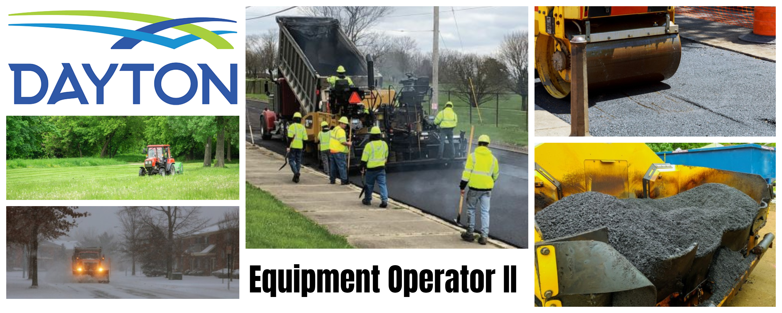 Job Posting Equipment Operator II City of Dayton
